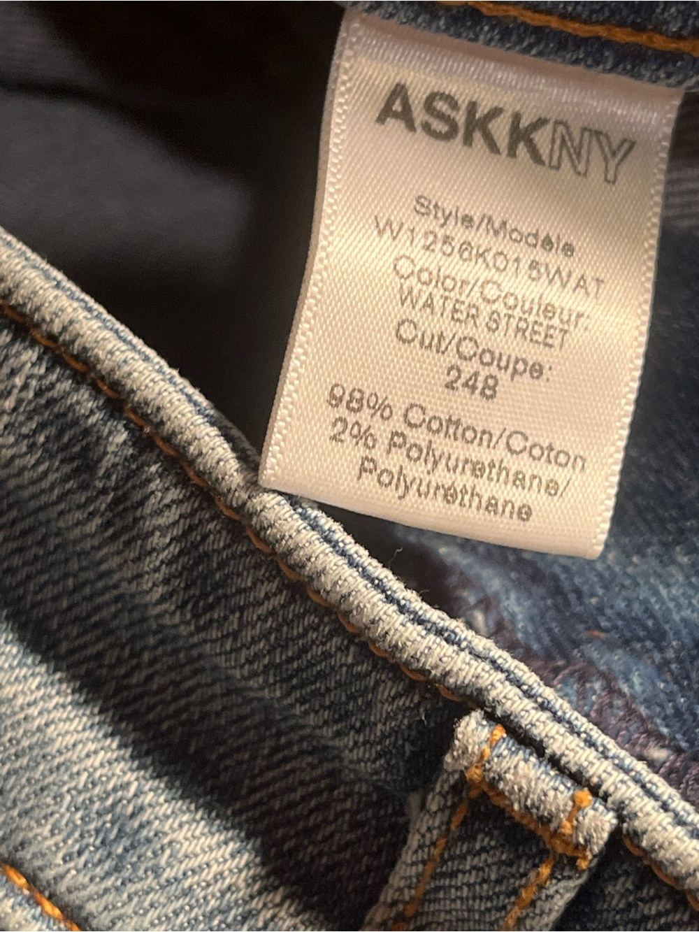 ASKKNY 🔵 NWT 🔵 Womens Denim jeans size 31 - Picture 5 of 7